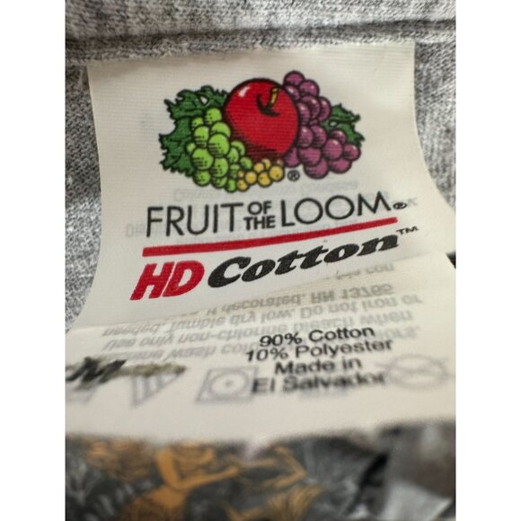 March Woman Graphic Long Sleeve Shirt Fruit Of The Loom HD Cotton Medium Gray - Picture 2 of 16